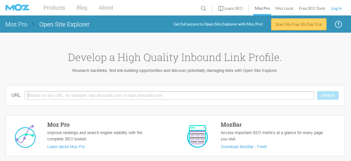 Moz link Explorer. Проверка обратных ссылок - инструменты SEO. Link in profile.